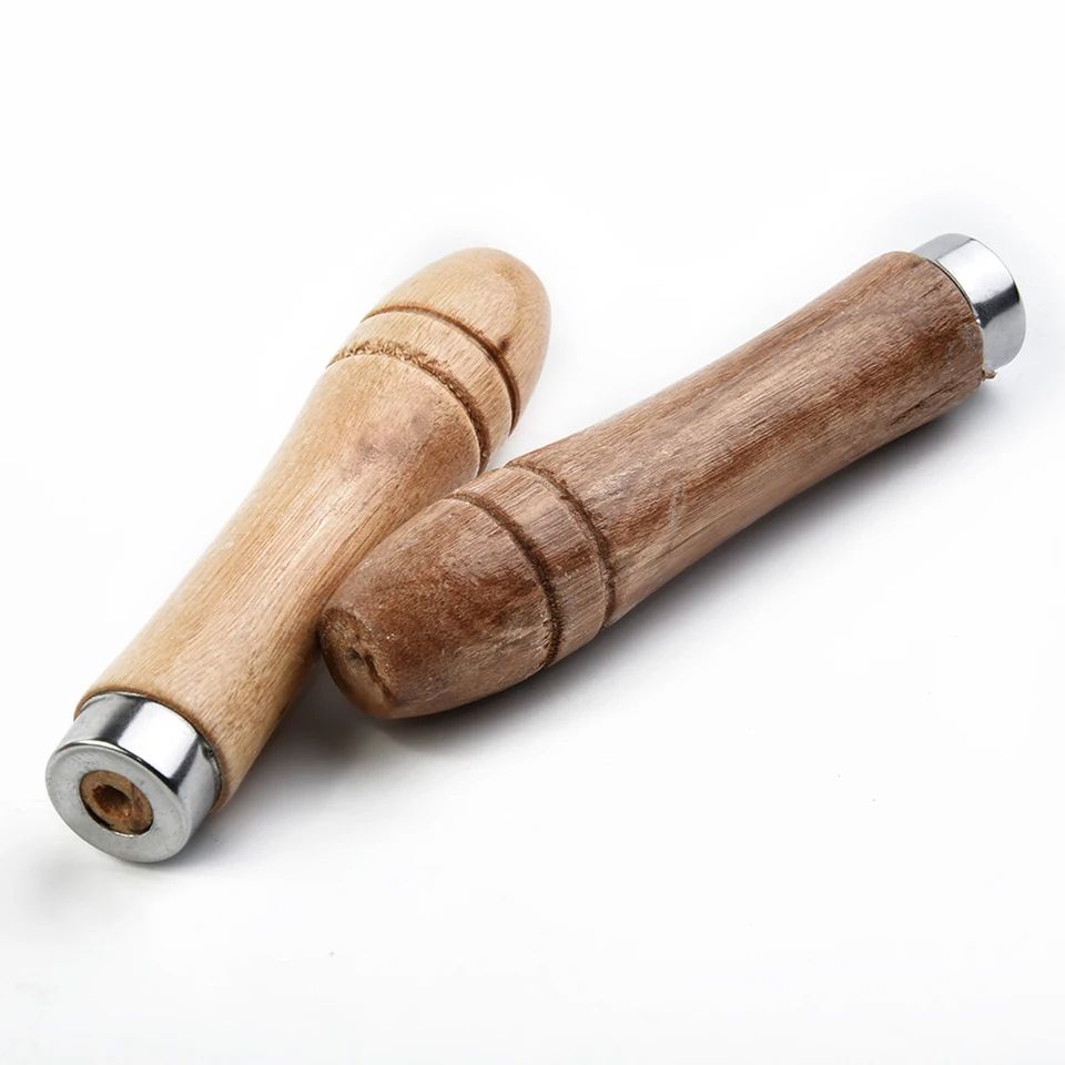 Durable Wooden File Handle Replacement RustProof Metal Collar For Woodworking File Rasps Craft Tool 3