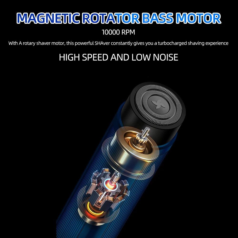 Portable Mini Electric Shaver For Men USB Rechargeable Razor  Epilator Compact Shaving Tool For Car 3