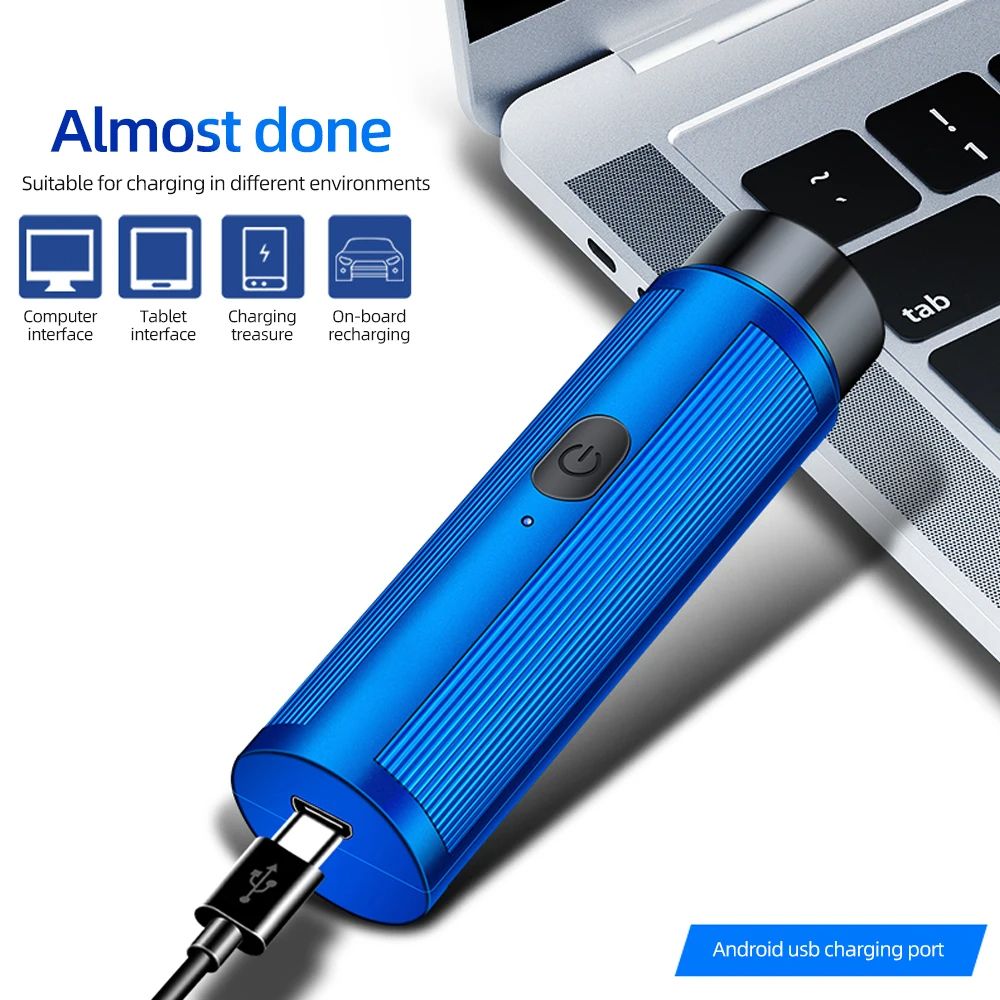 Portable Mini Electric Shaver For Men USB Rechargeable Razor  Epilator Compact Shaving Tool For Car 4