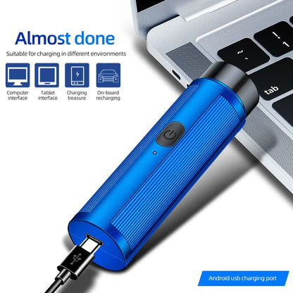 Portable Mini Electric Shaver For Men USB Rechargeable Razor  Epilator Compact Shaving Tool For Car 4