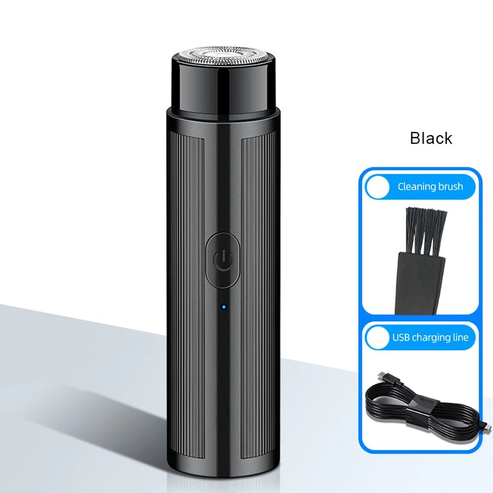 Portable Mini Electric Shaver For Men USB Rechargeable Razor  Epilator Compact Shaving Tool For Car 6
