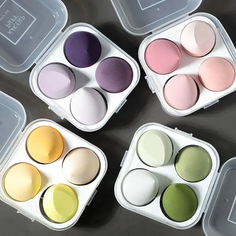 Color Mixing Beauty Egg Makeup Sponge Set – Latex-Free Foundation Blending Sponges for Liquid, Cream & Powder