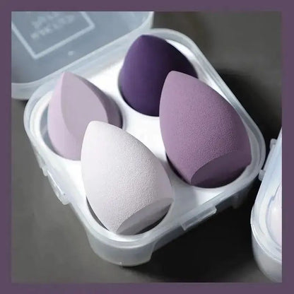 Color Mixing Beauty Egg Makeup Sponge Set  LatexFree Foundation Blending Sponges For Liquid Cream   8