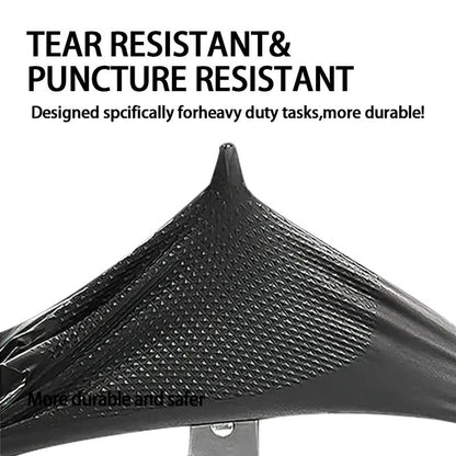 Industrial Black Nitrile Gloves Heavy Duty Disposable Gloves With Diamond Textured Grip Ideal For M 3
