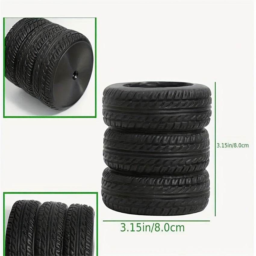 Tire Shaped Pen Holder Sturdy Desk Accessories  MultiFunctional Storage Organizer 5