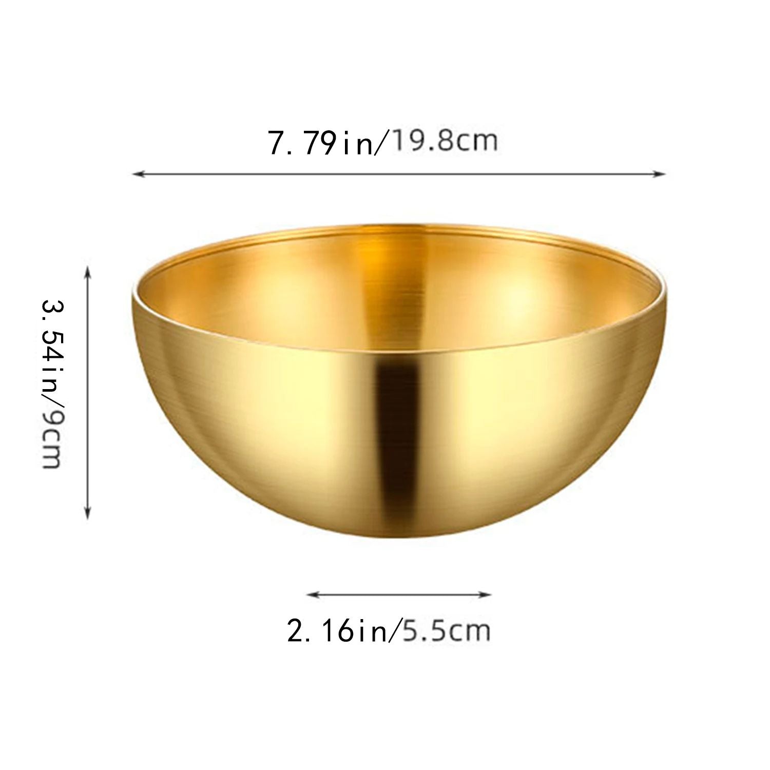 Stainless Steel Salad Bowl Large Capacity Modern Kitchen Essential For Rice Noodles  Soup 2