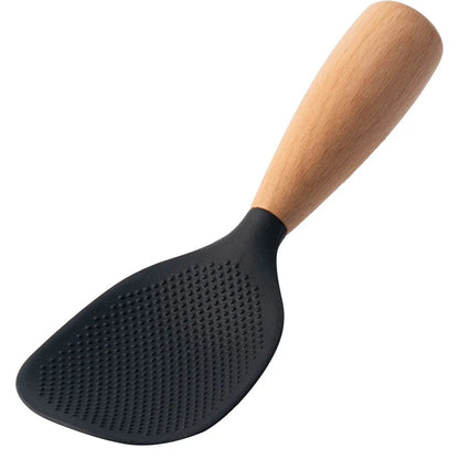 Durable Silicone Spoon For Cooking Nonstick Antiscalding Rice Spoon HighTemperature Resistant Kitch 6