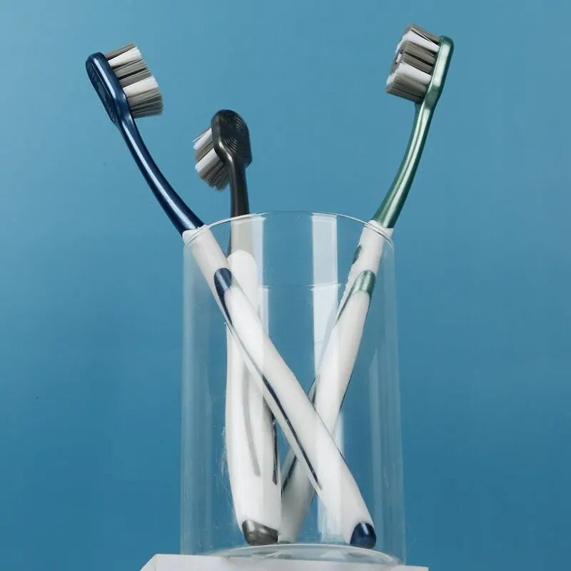 360 Whole Mouth Clean Toothbrush MediumHard Bristles For Adults Whitening Teeth  Optimal Oral Care 2