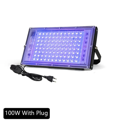 LED UV Floodlight Ultraviolet Stage Lamp Waterproof LED Stage Blacklight For Disco Party 6