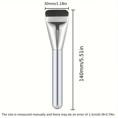 MultiUse UltraFine Hypoallergenic Nylon Bristle Oval Foundation Brush Ideal For Face Contouring  Fl 5