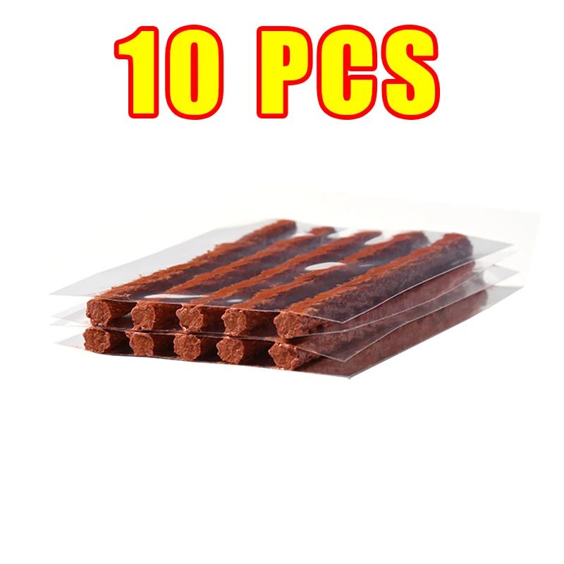 Premium Car Tire Repair Tool Kit Tubeless Tyre Puncture Plug Set For Motorcycle Truck  Vacuum Tires 10