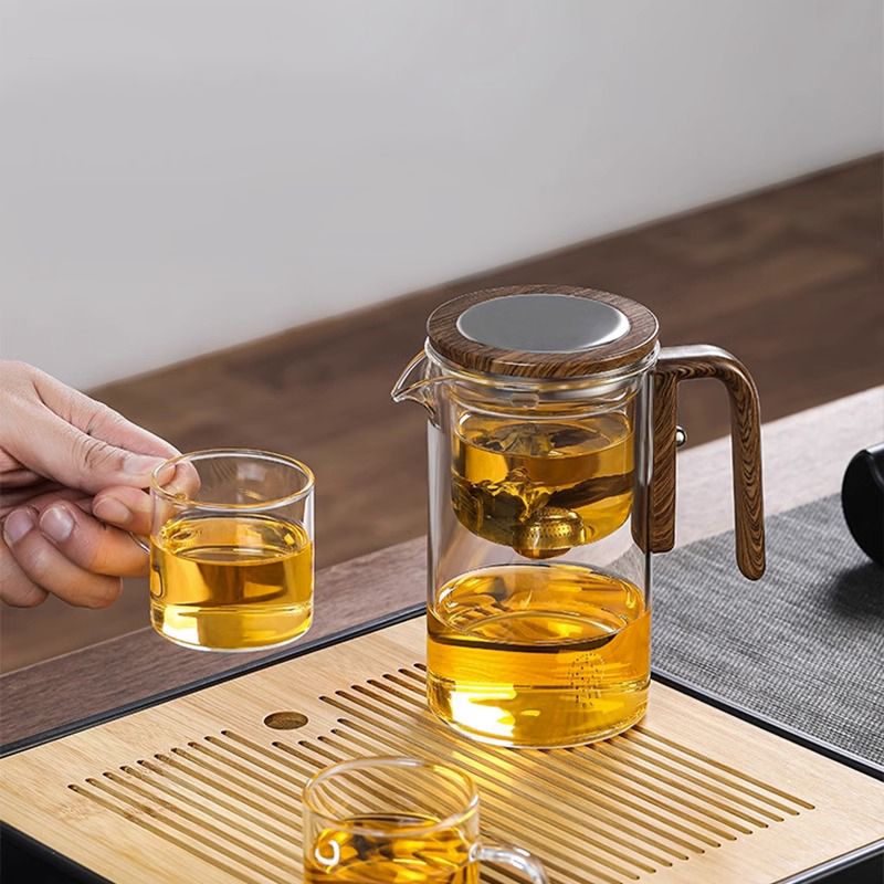 Magnetic Glass Teapot With Infuser  OneClick Water Separation Tea Maker For Effortless Brewing 8