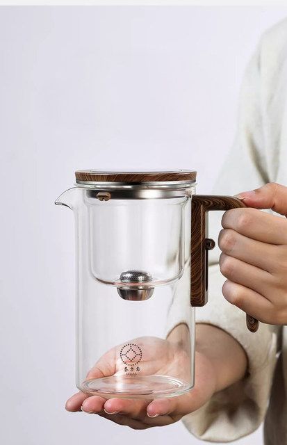 Magnetic Glass Teapot With Infuser  OneClick Water Separation Tea Maker For Effortless Brewing 5