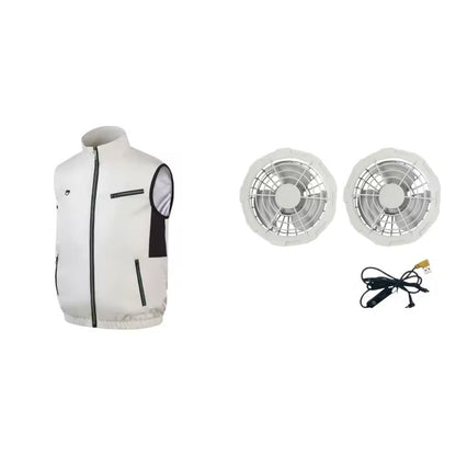 BreezeGuard Wearable Cooling Fan Vest  Stay Cool Anywhere Anytime 1