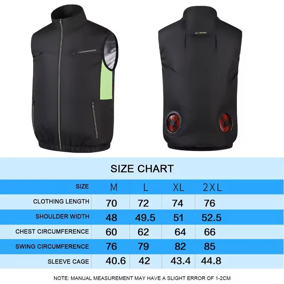 BreezeGuard Wearable Cooling Fan Vest  Stay Cool Anywhere Anytime 9