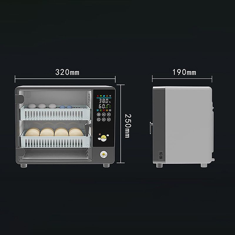 24Egg Automatic Incubator  Fully Automatic Egg Turner  Hatcher For Chicken Quail And Poultry Farmin