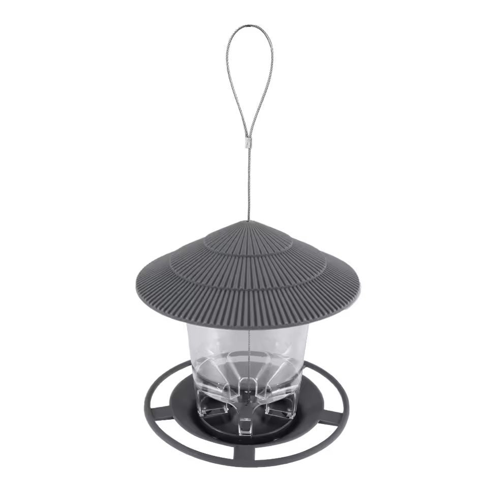 Automatic Hanging Bird Feeder With MultiHole Dispenser For Outdoor Use 2