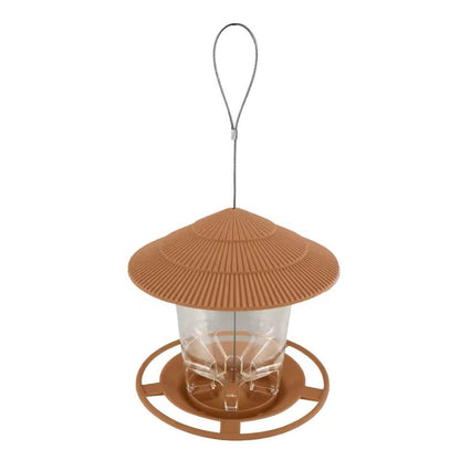 Automatic Hanging Bird Feeder With MultiHole Dispenser For Outdoor Use 4