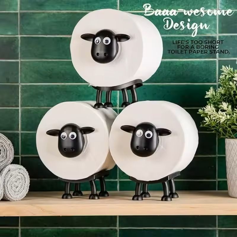 Cute Animal Toilet Paper Holder For Bathroom Decor And Storage 5
