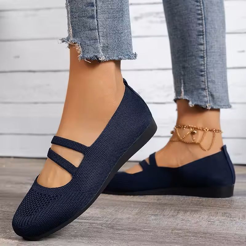 Womens Breathable Knitted Flats  Lightweight SlipOn Summer Loafers 4