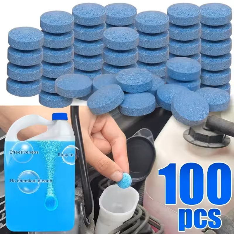 Glass Cleaner Effervescent Tablets For Windshield Wipers 2