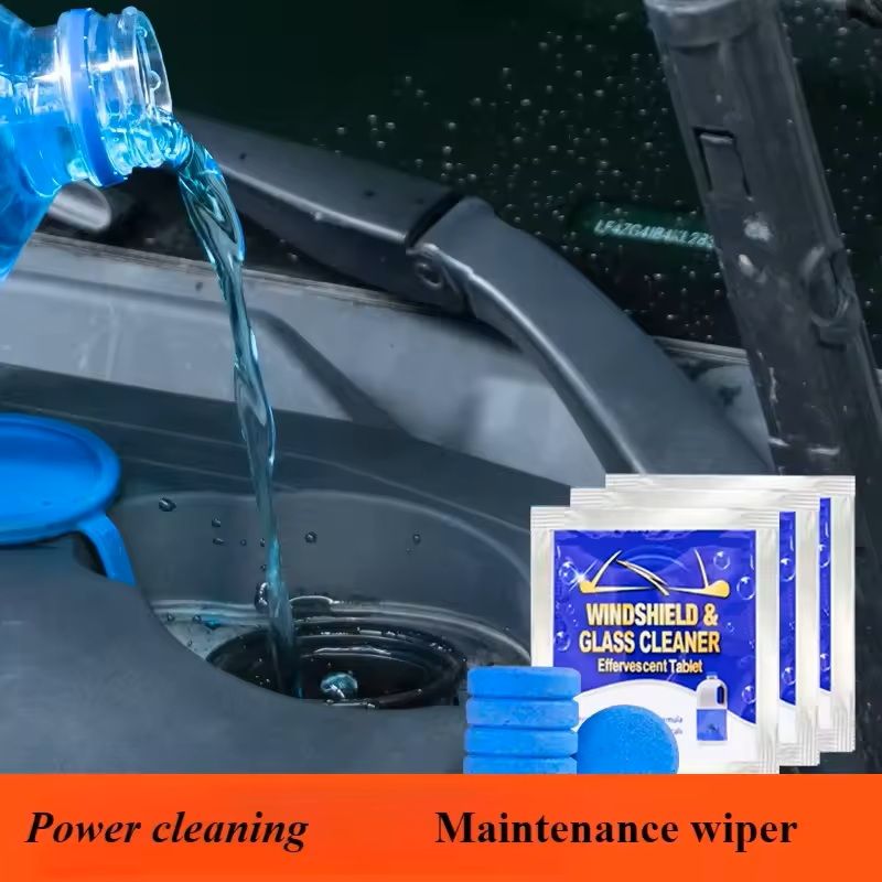 Glass Cleaner Effervescent Tablets For Windshield Wipers 8