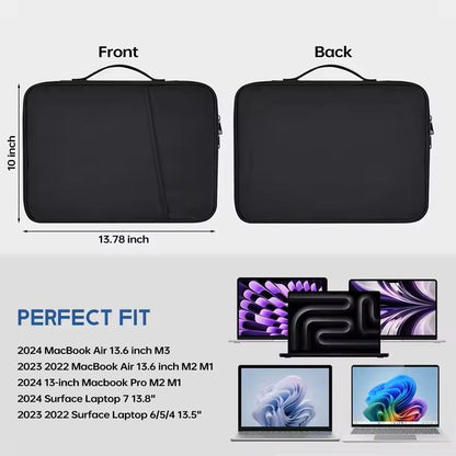 Waterproof Laptop Sleeve With Handle And Shockproof Padding For MacBook Air 4