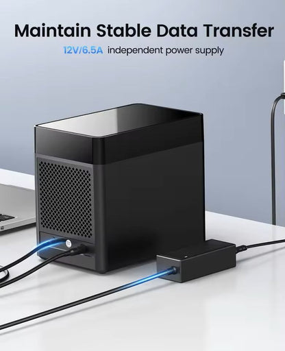 5 Bay Hard Drive Enclosure USB 30 To SATA For 35 Inch HDD 2
