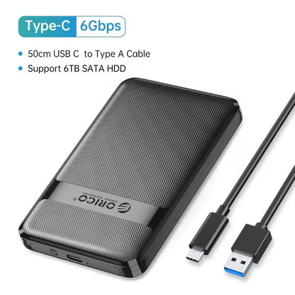 25 Inch USBC HDD Enclosure With AutoSleep And 6Gbps Transfer Speed 3