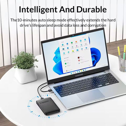 25 Inch USBC HDD Enclosure With AutoSleep And 6Gbps Transfer Speed 6