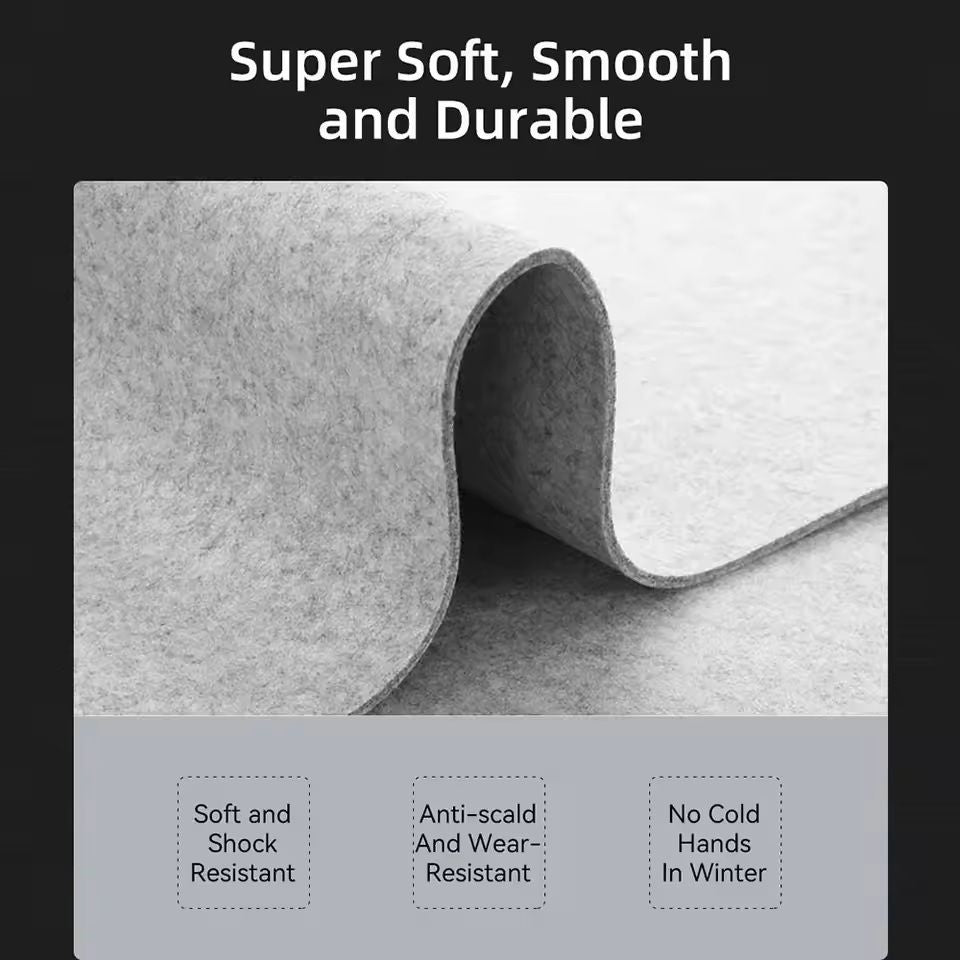 Wool Felt Mouse Pad Large Desk Mat For Keyboard And Gaming Setup 1