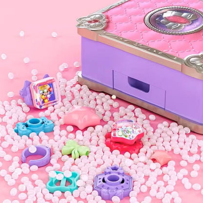 Magic Sticker Craft Book Set For Girls  DIY Jewelry  Ring Making Toy Kit 2