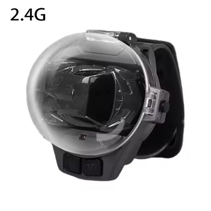 Mini RC Car Watch Toy With LED Light And Plush Animal Design 5