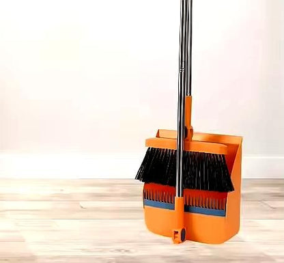 3in1 Rotatable Foldable Magnetic Broom  Dustpan Set With SelfCleaning Teeth  Ideal For Pet Hair  Co 7