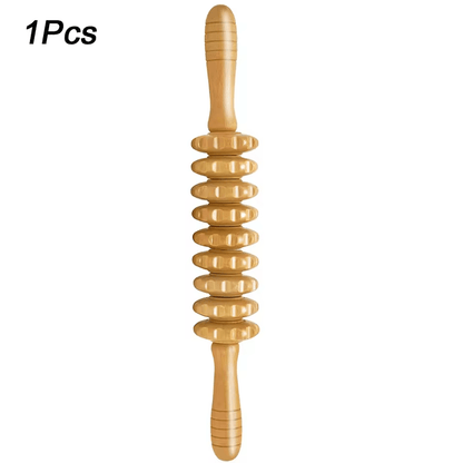 6-in-1 Wood Therapy Massage Tools – Lymphatic Drainage & Body Sculpting Kit for Maderoterapia Colombiana