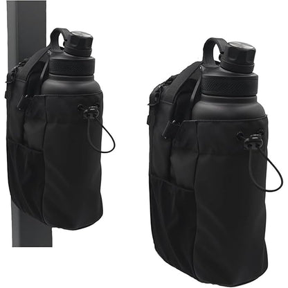 Magnetic Water Bottle Holder Gym Bag – Strong Magnetic Mount with Phone Pocket & Large Capacity for Workout & Travel