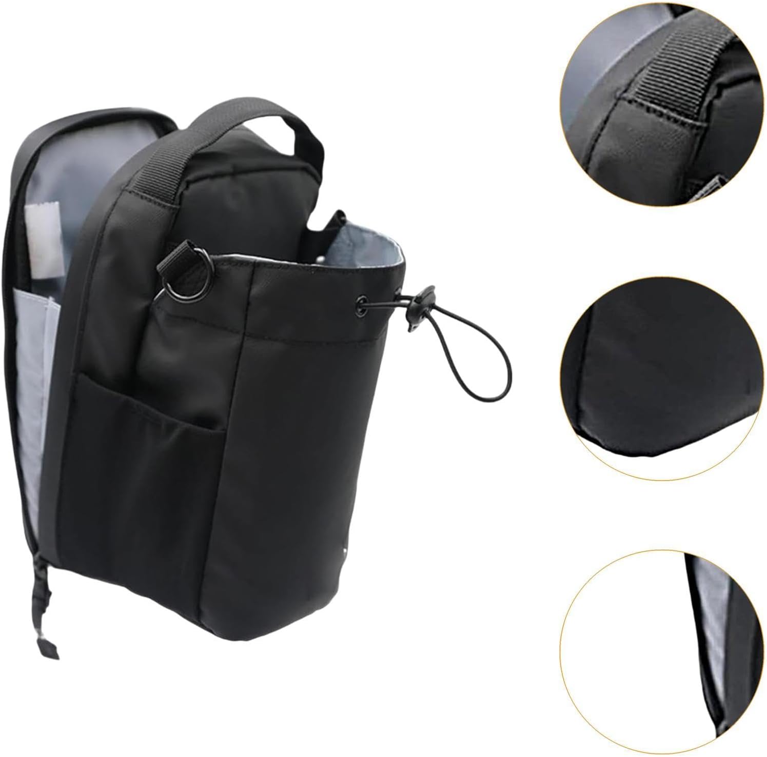 Magnetic Water Bottle Holder Gym Bag  Strong Magnetic Mount With Phone Pocket  Large Capacity For W 2
