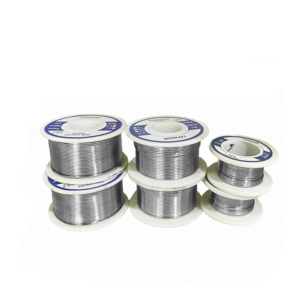 Premium Solder Wire Roll 08mm  10mm Tin Lead Rosin Core Soldering Wire With 20 No Clean Flux 1