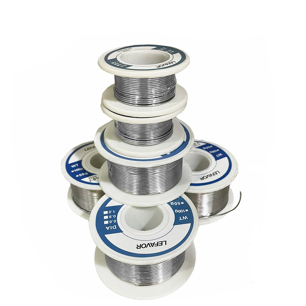 Premium Solder Wire Roll 08mm  10mm Tin Lead Rosin Core Soldering Wire With 20 No Clean Flux 4