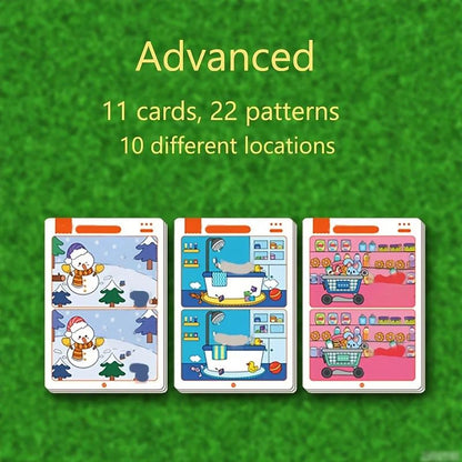 Educational FaultFinding Game For Kids Reusable WipeClean Activity Book To Boost Focus  Attention S 5