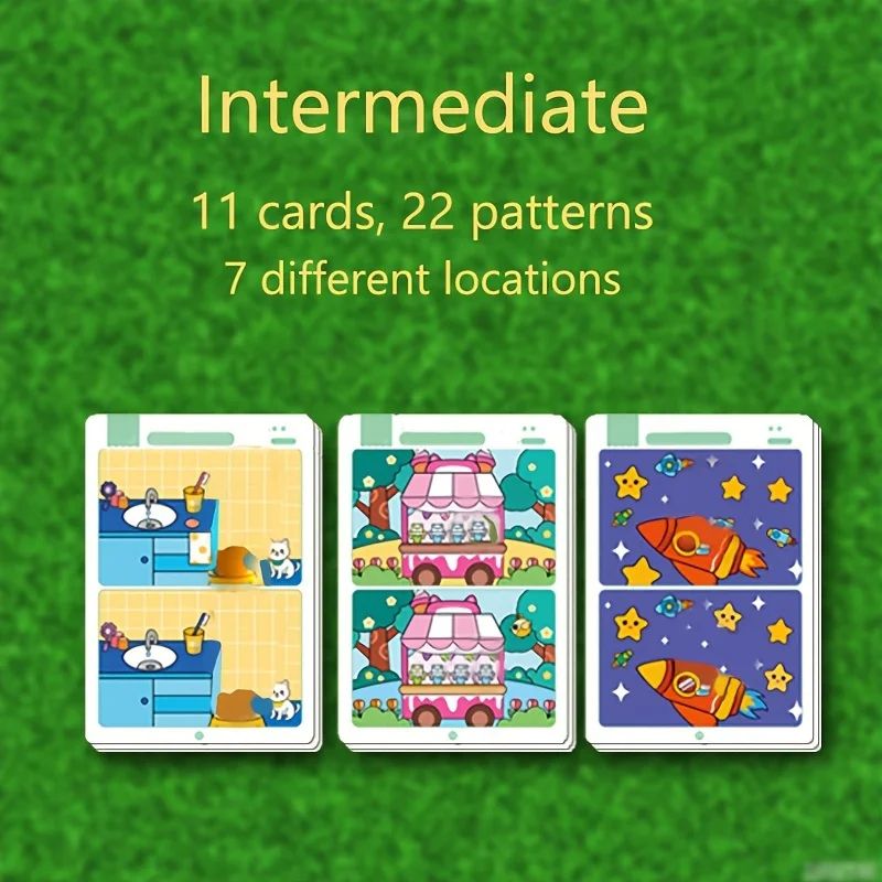 Educational FaultFinding Game For Kids Reusable WipeClean Activity Book To Boost Focus  Attention S 4
