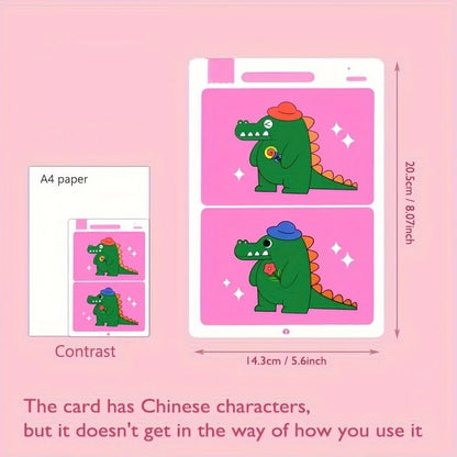 Educational FaultFinding Game For Kids Reusable WipeClean Activity Book To Boost Focus  Attention S 2