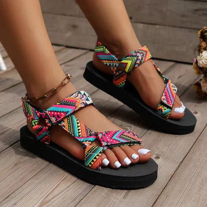 Summer Flat Womens Shoes  Hemp Rope Set Foot Beach Sandals Outdoor AllMatch Casual Slippers Large S