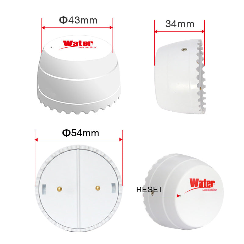 WiFi Water Leak Detector Smart Flood Sensor With Alexa  Google Home Integration 4