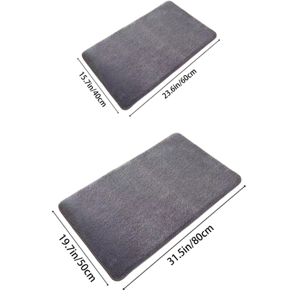 Premium Anti Slip Bath Mat Super Absorbent Coral Velvet Floor Mat Non Slip Shower Rug For Bathroom  5