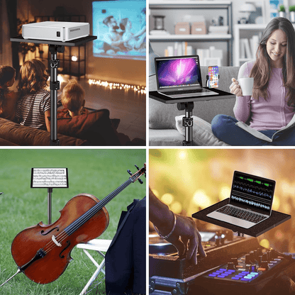 Universal Portable Projector Tripod Stand Adjustable Bracket Mount For Mini Projectors 6