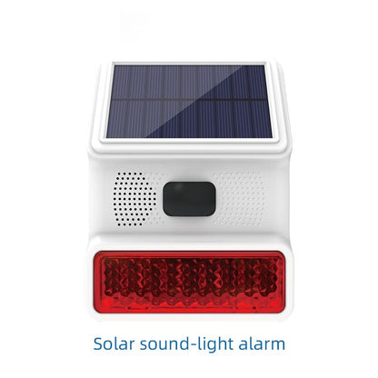 SolarPowered Wireless Alarm System 433MHz Waterproof Outdoor Strobe Light With Door And Infrared Se 5