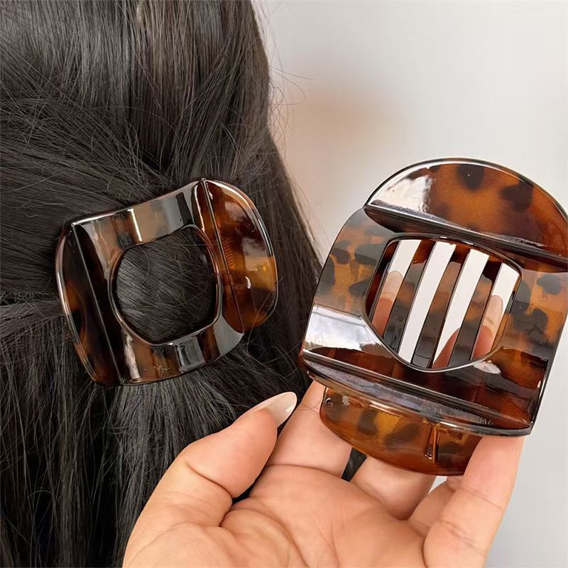 Women Spring Hair Clip Korean Acetic Acid Spoon Clip for Women Stylish Hair Accessories