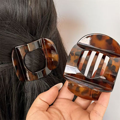 Women Spring Hair Clip Korean Acetic Acid Spoon Clip for Women Stylish Hair Accessories