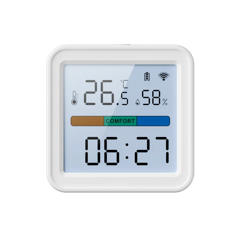 Smart WiFi Thermometer Hygrometer Backlit Temperature  Humidity Sensor For Smart Life Alexa And Goo 7